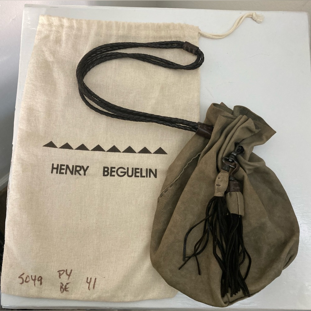 Henry Beguelin Shoulder Bag/Pouch w/ Dustcover